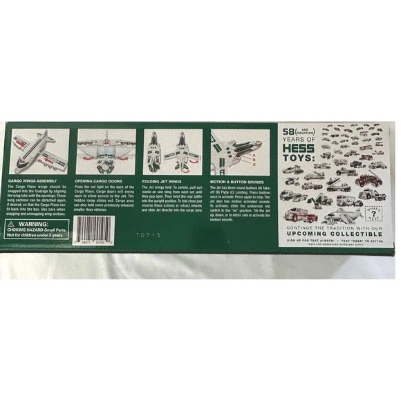 2021 Hess Toy Truck Cargo Plane & Jet NEW Sealed Box Lights Sounds - Picture 5 of 6